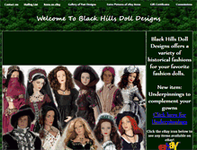 Tablet Screenshot of blackhillsdolldesigns.com